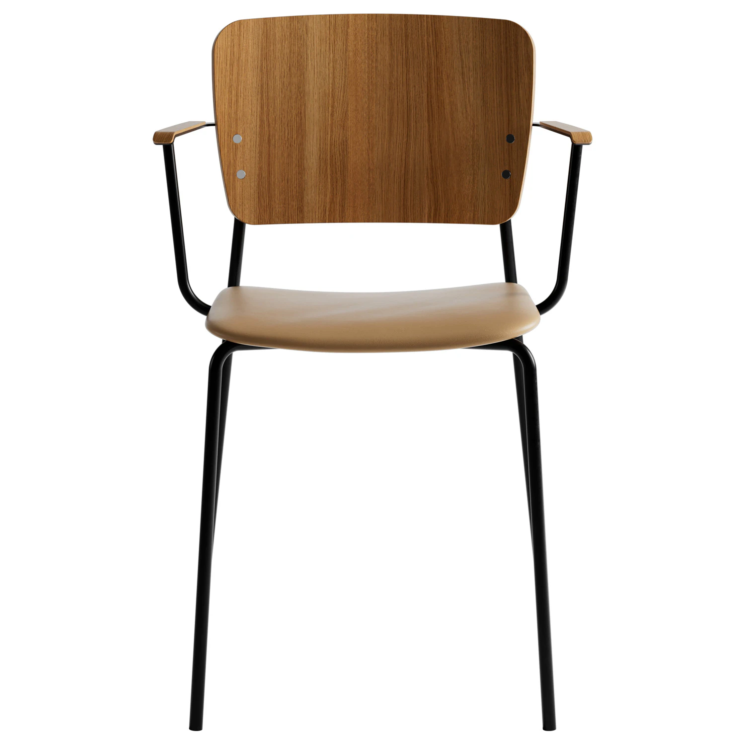 Fogia Mono Karmstol Svart Metallram Lackad /elmosoft 43054 - Stolar Ek