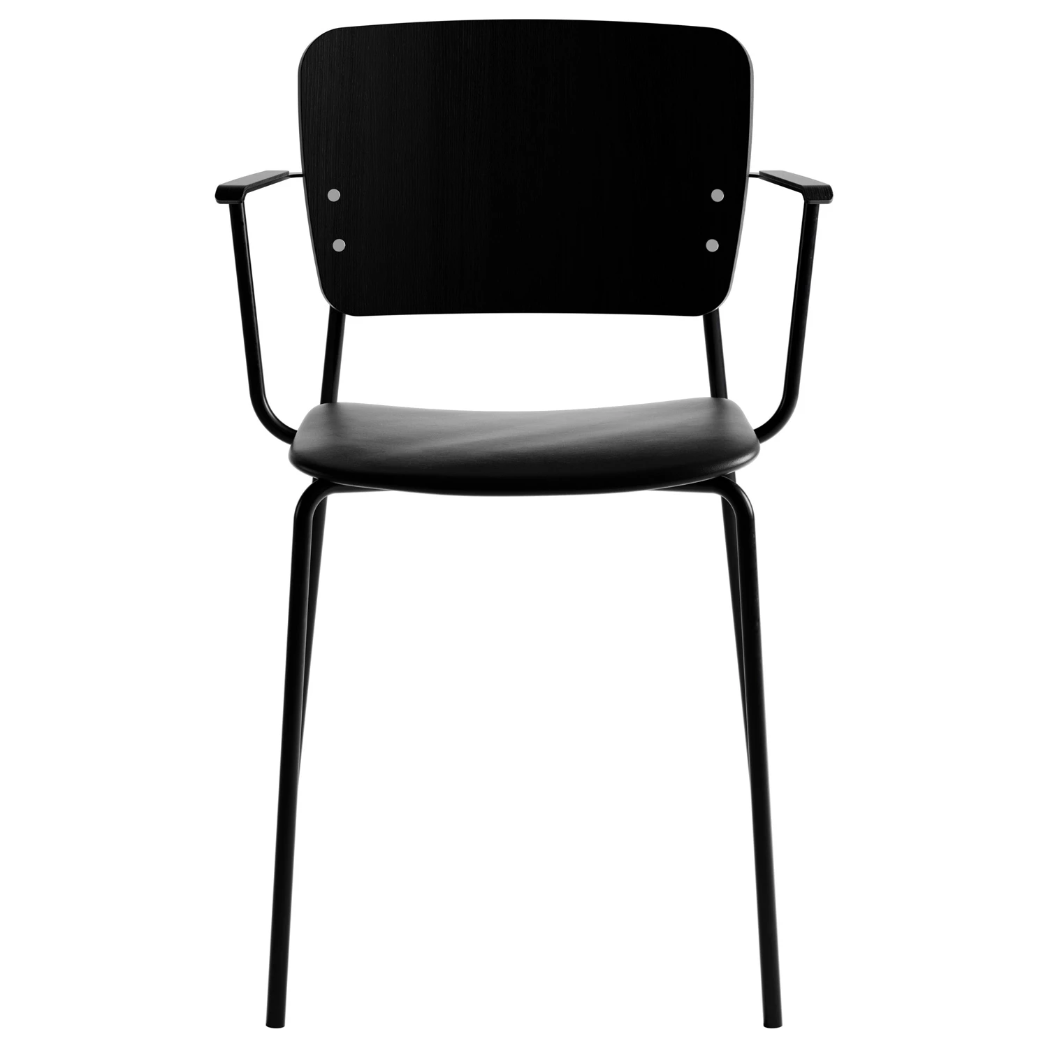 Fogia Mono Karmstol Svart Metallram /elmosoft 99999 - Stolar Svartbetsad Ek