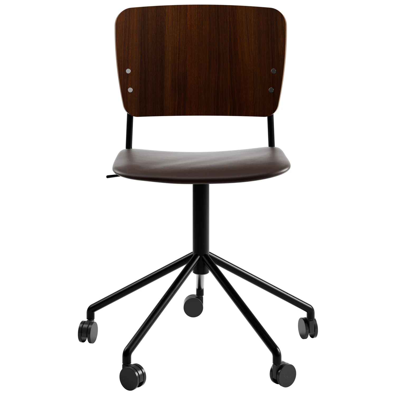 Fogia Mono Kontorsstol Svart Snurrunderrede /elmosoft 93099 - Kontorsstolar Metall R&ouml;kt Ek