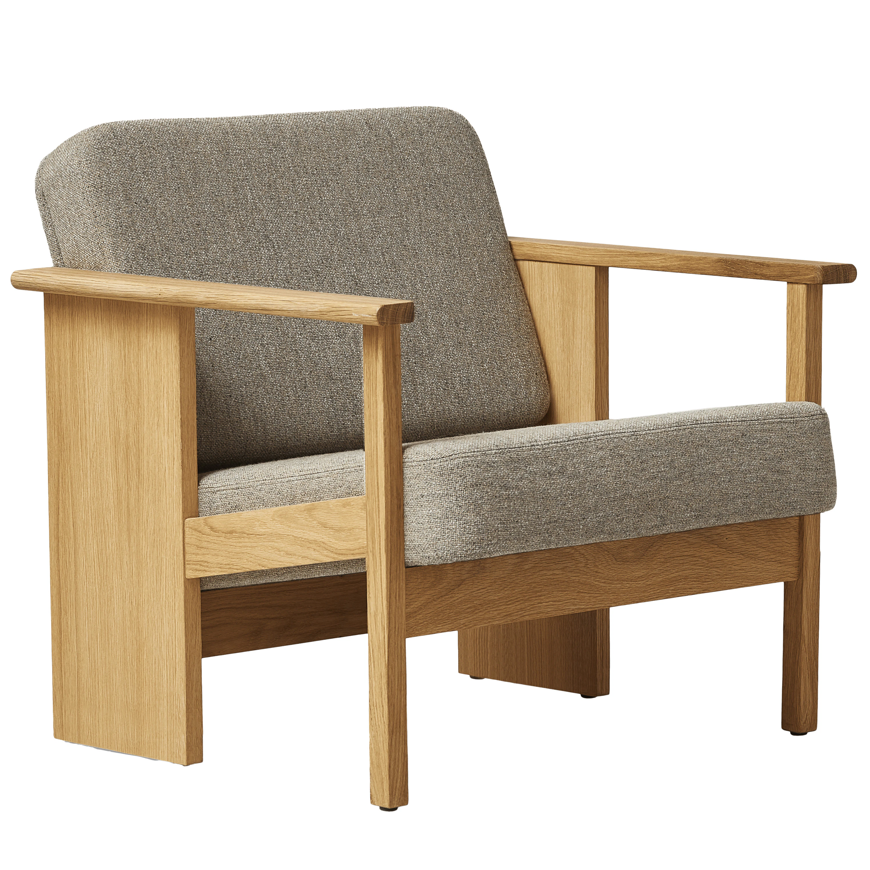 form & refine block fåtölj hallingdal 65 - ek grå