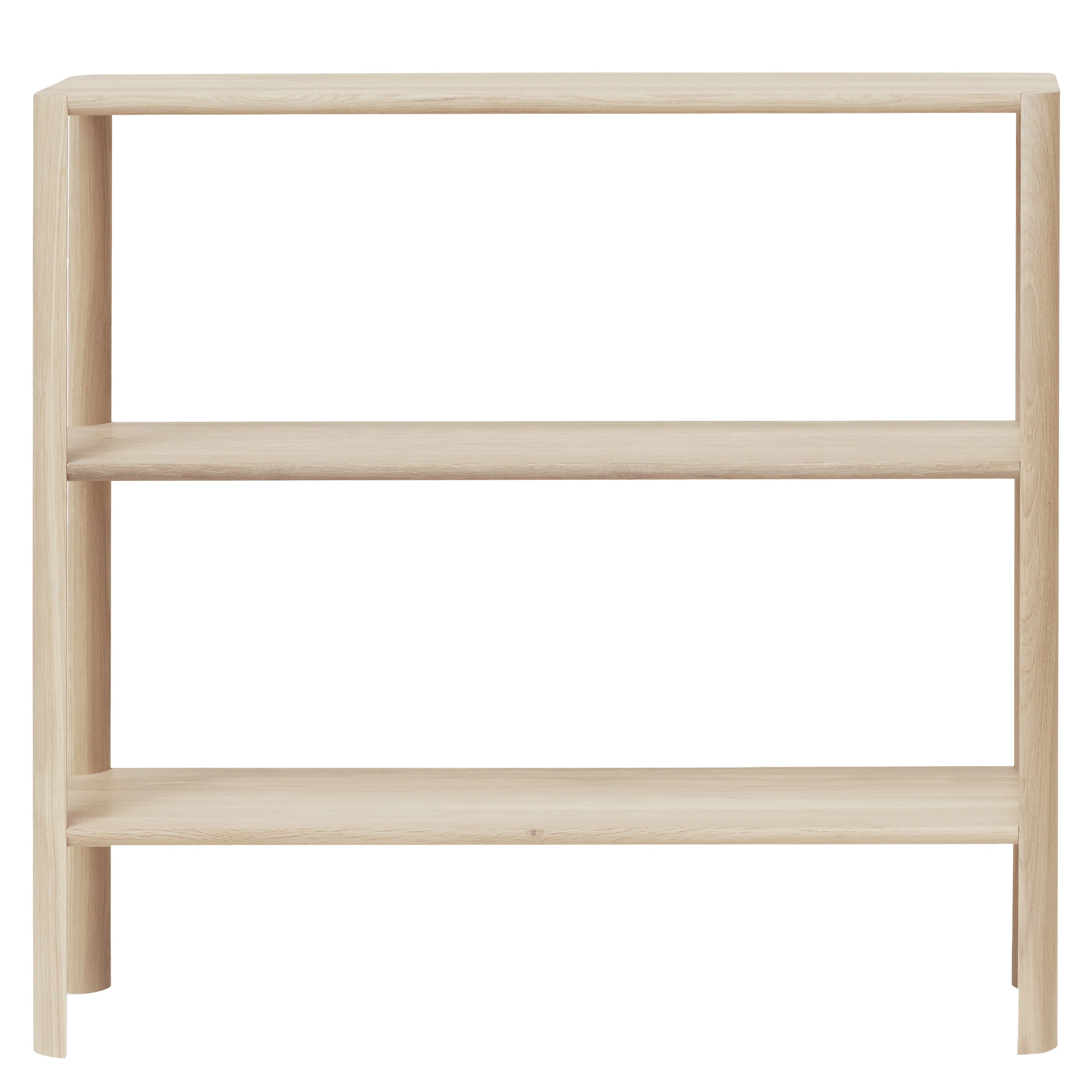 Form & Refine Leaf Hylla 1x3 Vitoljad - Sidobord & Avlastningsbord Ek Vit Ek