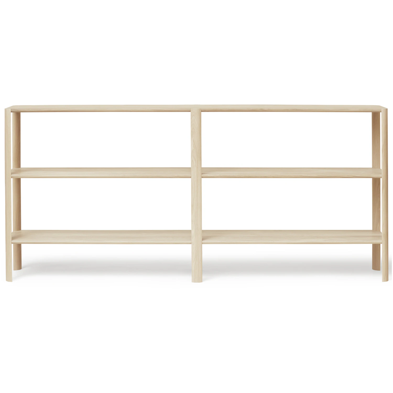 Form & Refine Leaf Hylla 2x3 Vitoljad - Sidobord & Avlastningsbord Ek Vit Ek