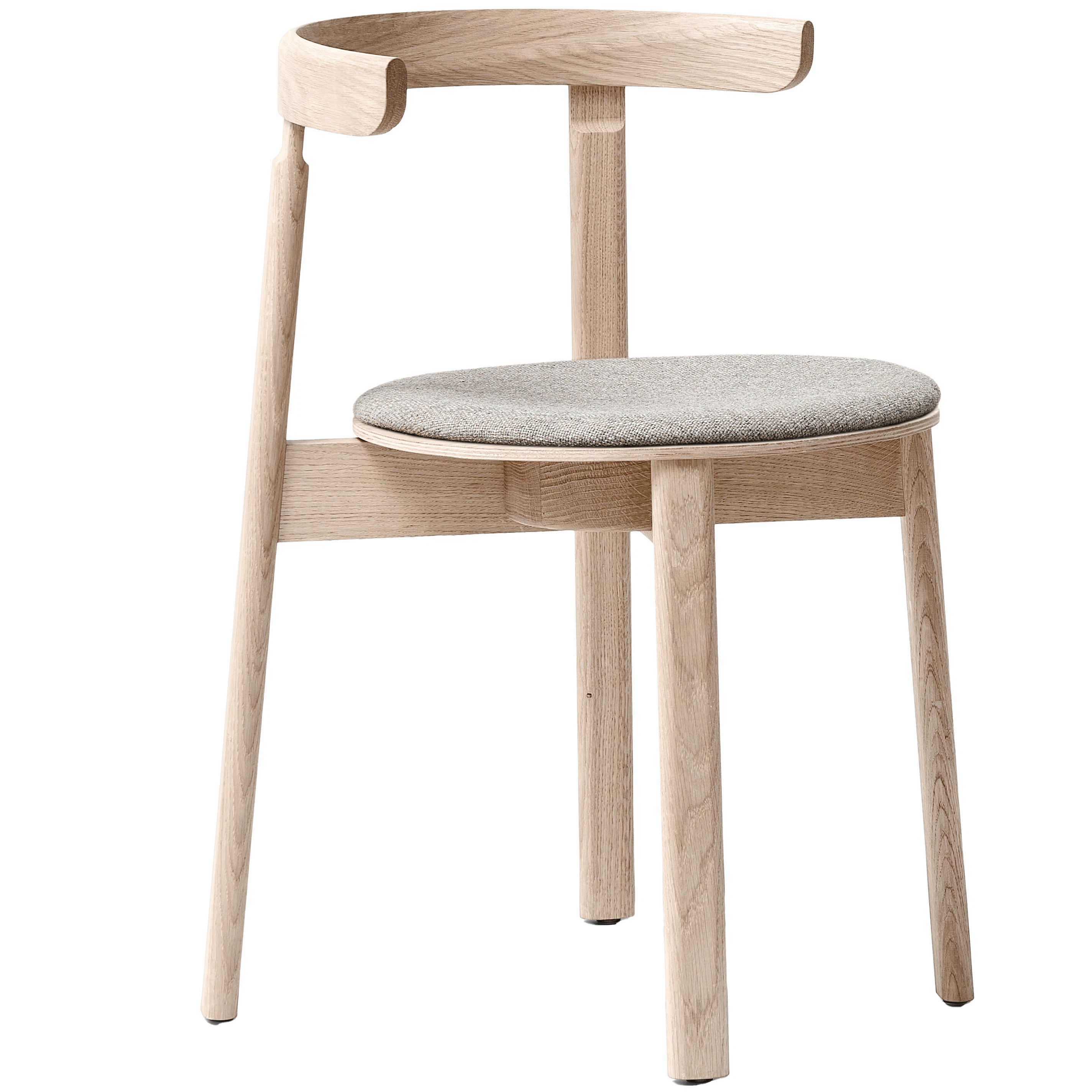 Form & Refine Lunar Stol Vitoljad / Hallingdal 65 - Stolar Ek Grå