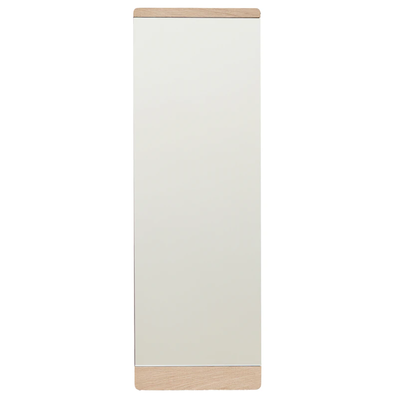Rim Väggspegel 35x105 cm, Vitoljad Ek
