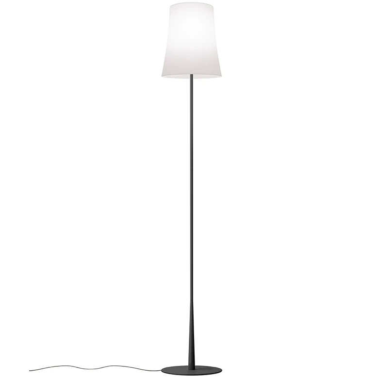 Foscarini Birdie Easy Golvlampa Matt Svart - Golvlampor Aluminium Mattsvart