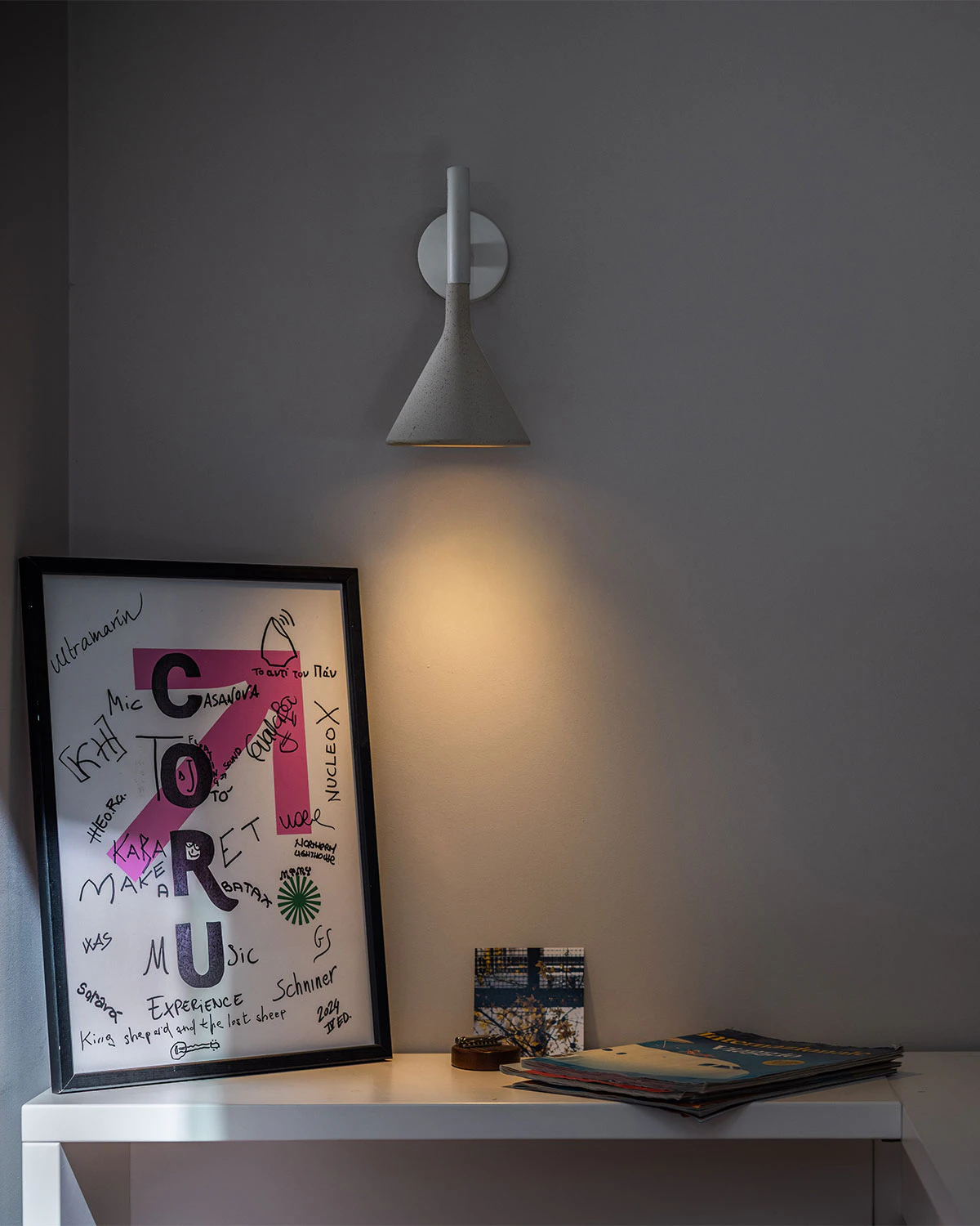 Foscarini Aplomb Mini Vägglampa, vit från Foscarini, bild 3