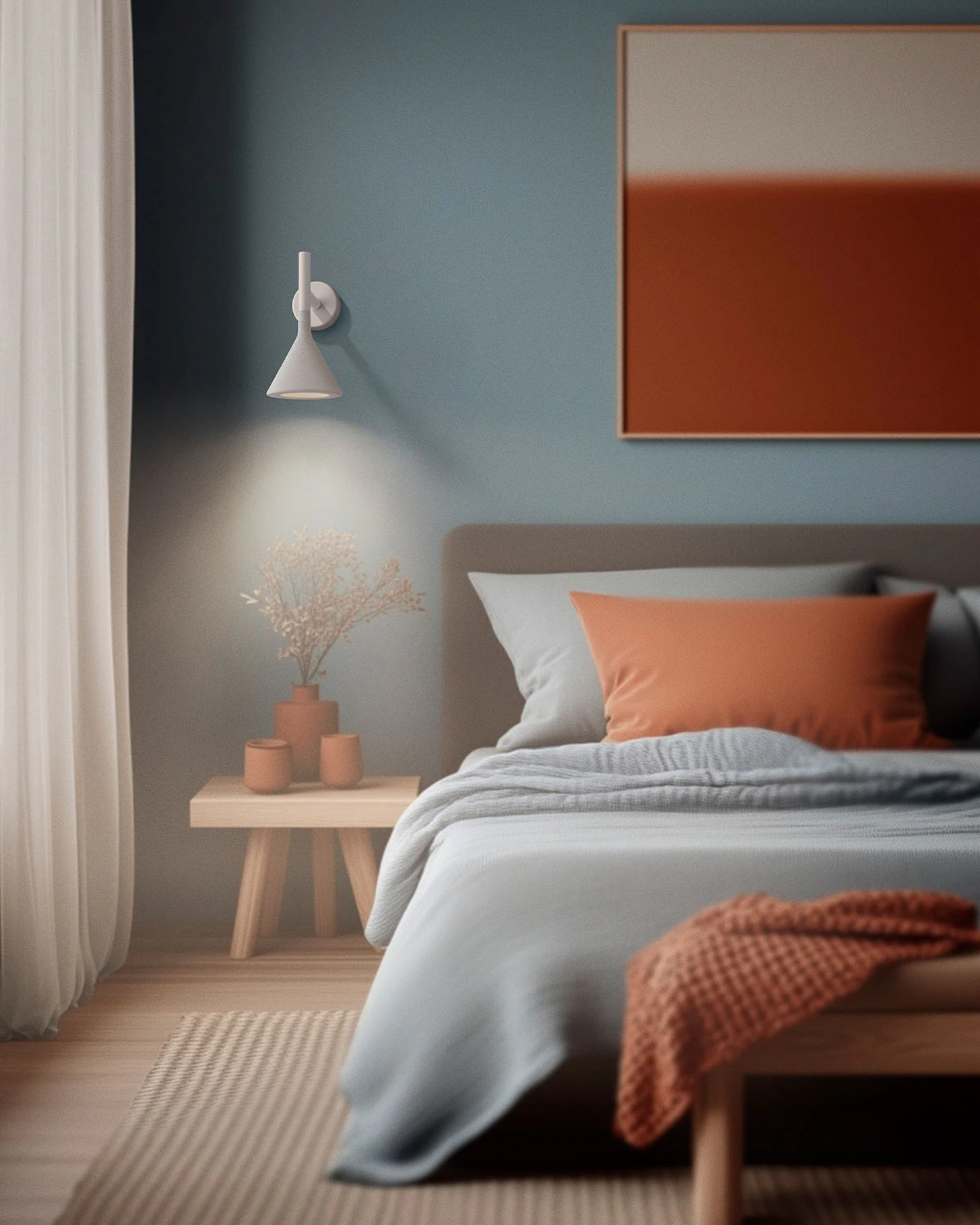Foscarini Aplomb Mini Vägglampa, vit från Foscarini, bild 2