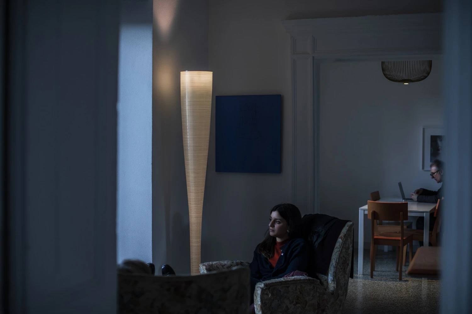 Foscarini Mite Golvlampa Led, gul från Foscarini, bild 2