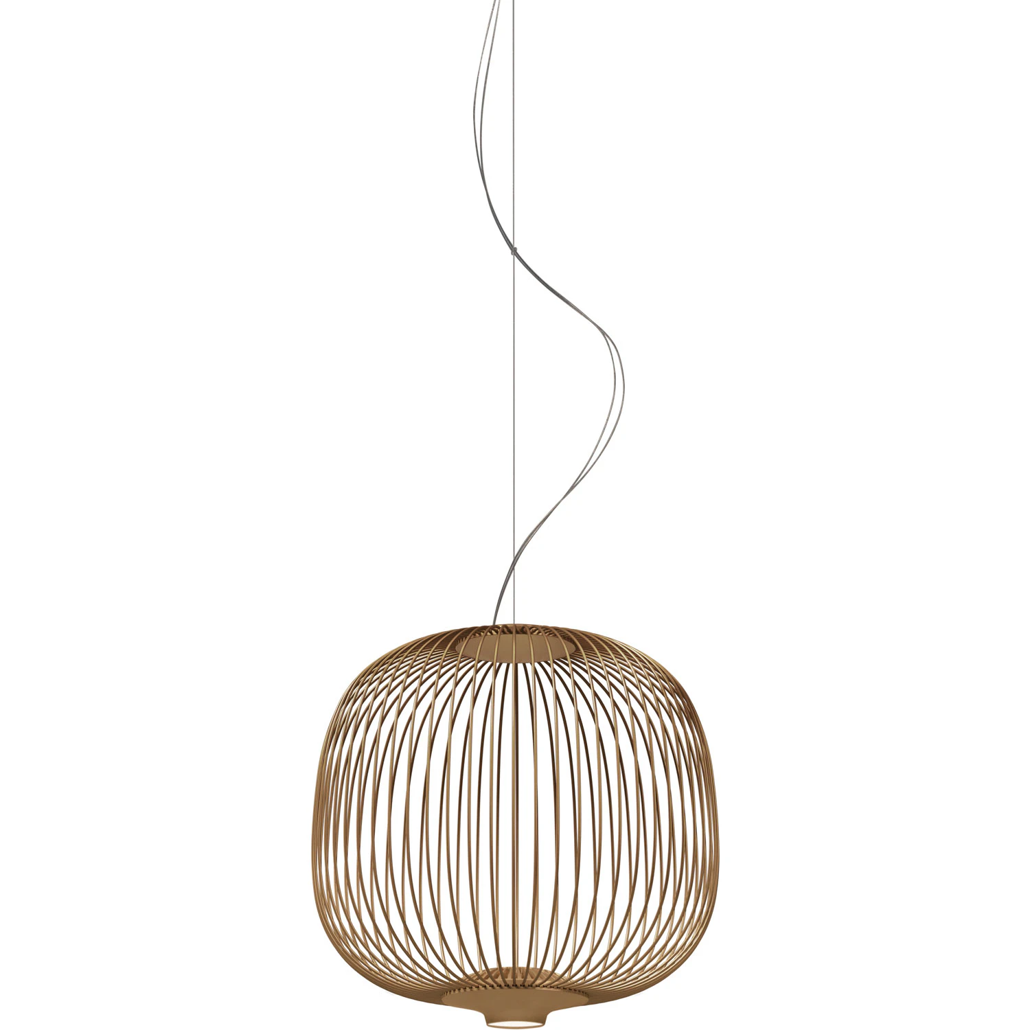 Foscarini Spokes 2 Piccola Pendel Mylight - Pendellampor Stål Koppar