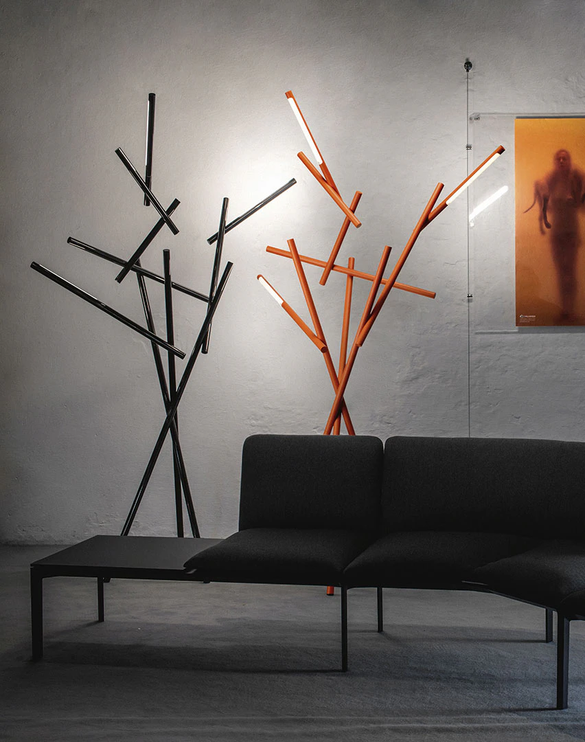 Foscarini Tuareg Golvlampa Krom/, svart från Foscarini, bild 2