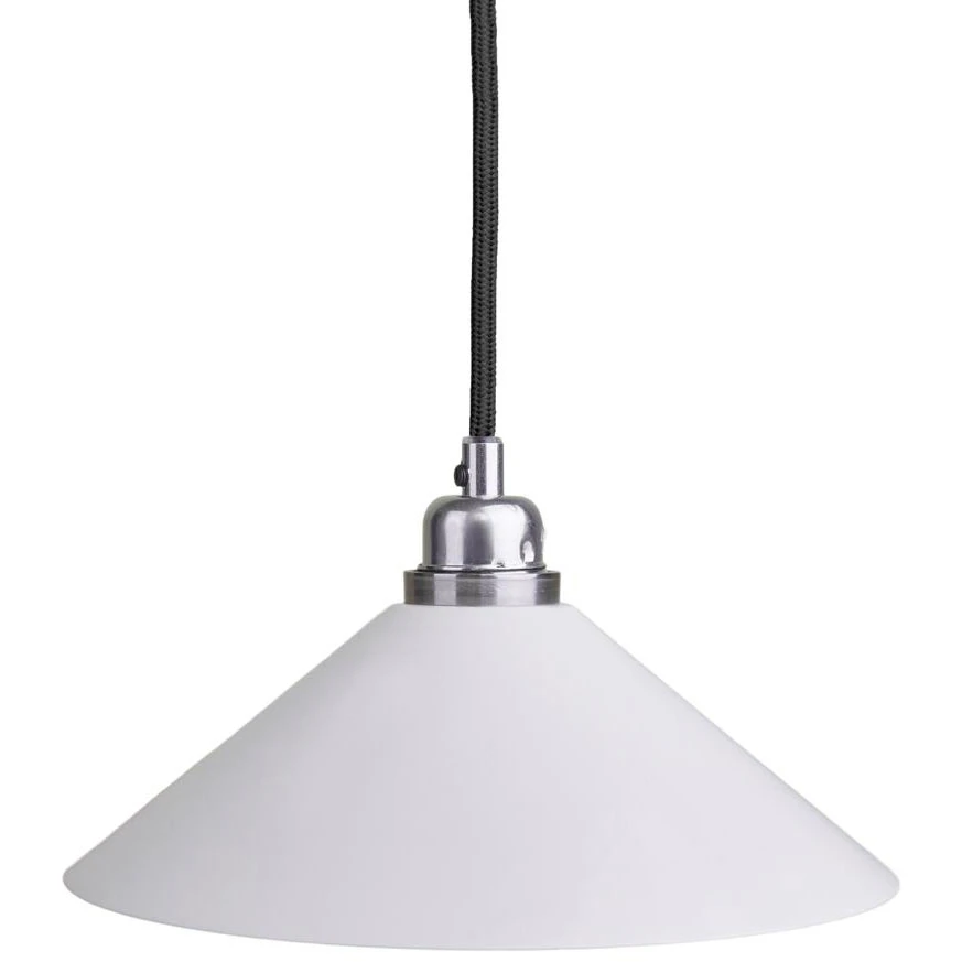 Frama Cone Pendel 25 Cm - Pendellampor Pulverlackerad Aluminium Vit