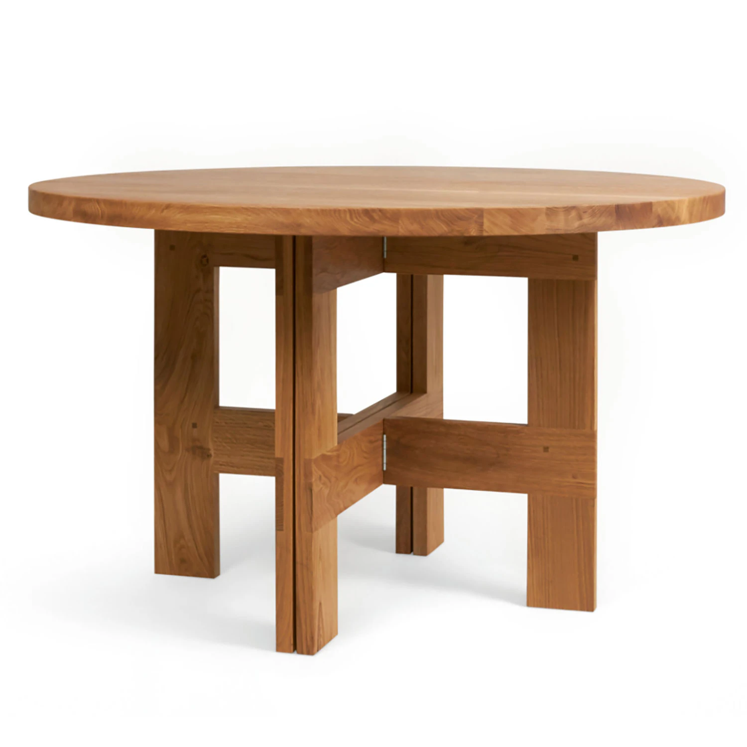 Frama Farmhouse Trestle Matbord &Oslash; 120 Cm - Matbord & Barbord Ek