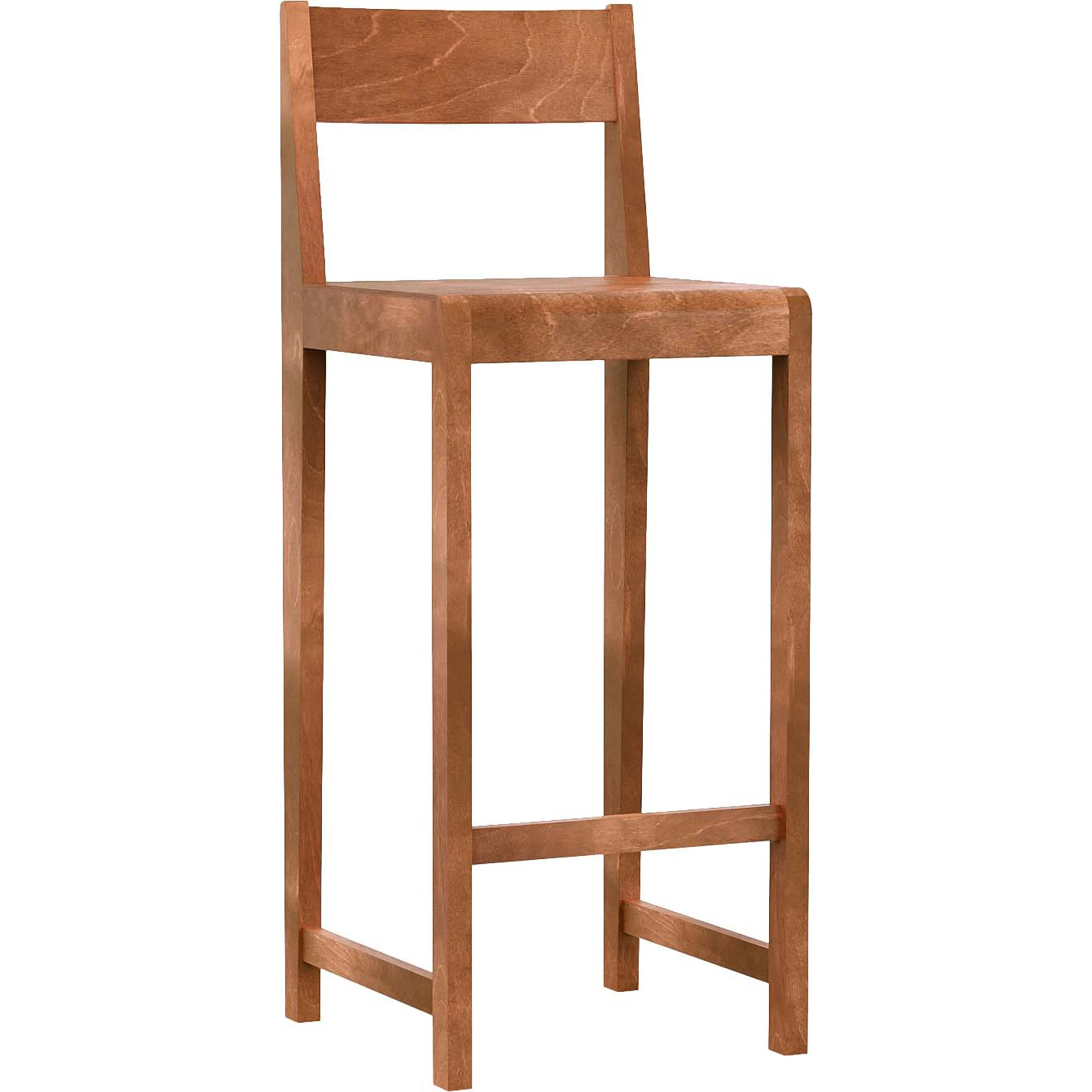 Frama 01 Barstol H76 Cm - Barstolar Bj&ouml;rk Varmbrun