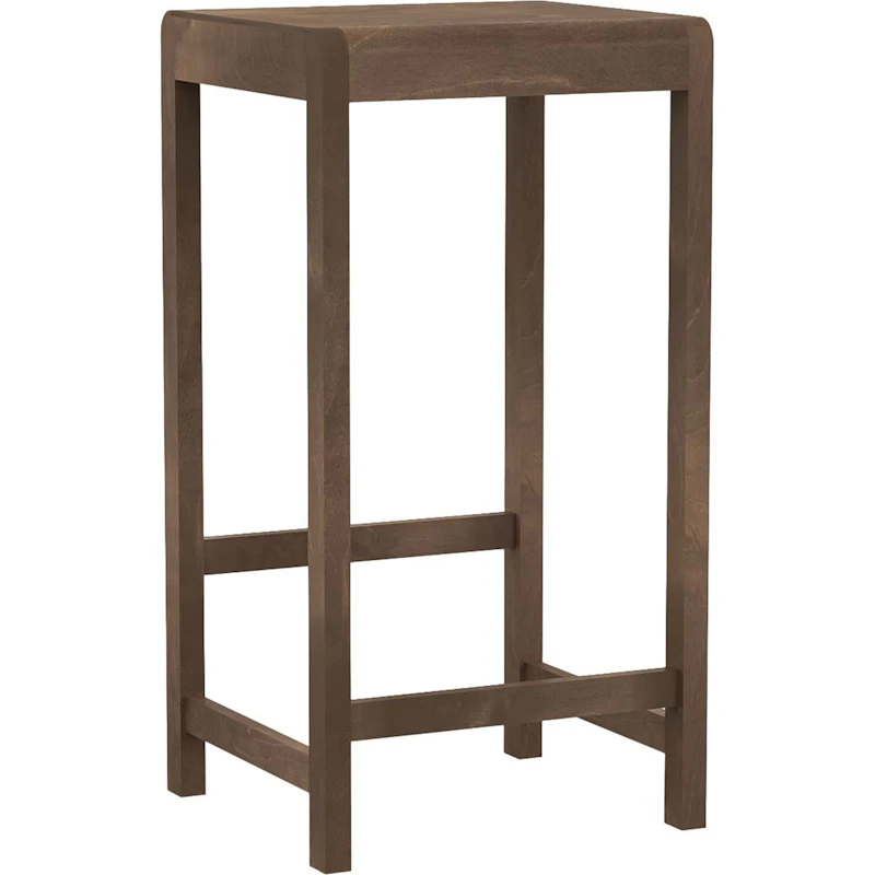 01 Pall H76 cm, Mörkbrun