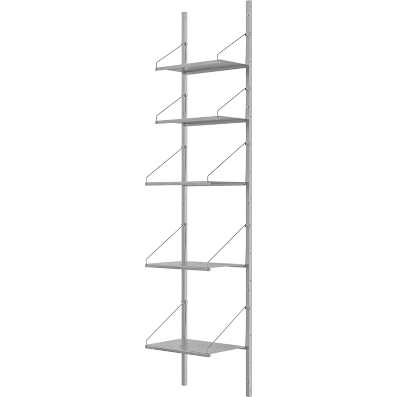 Library Hylla 185x40 cm, Rostfritt Stål
