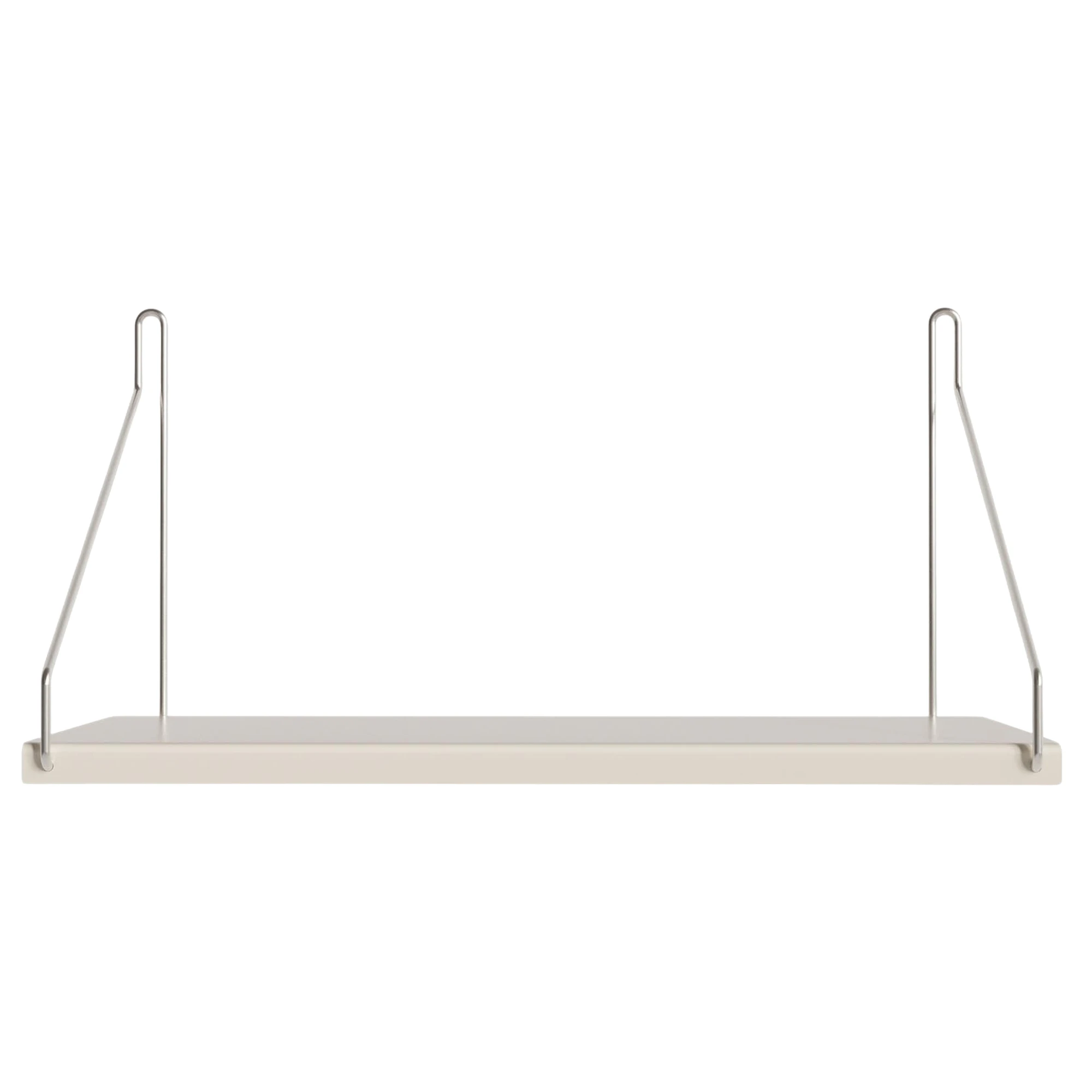 Frama Single Hylla 20x40 Cm - V&auml;gghyllor Rostfritt St&aring;l Varmvit