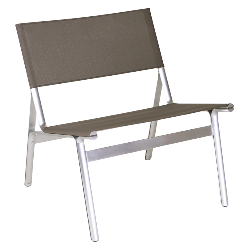 Union Fåtölj, Aluminium / Taupe