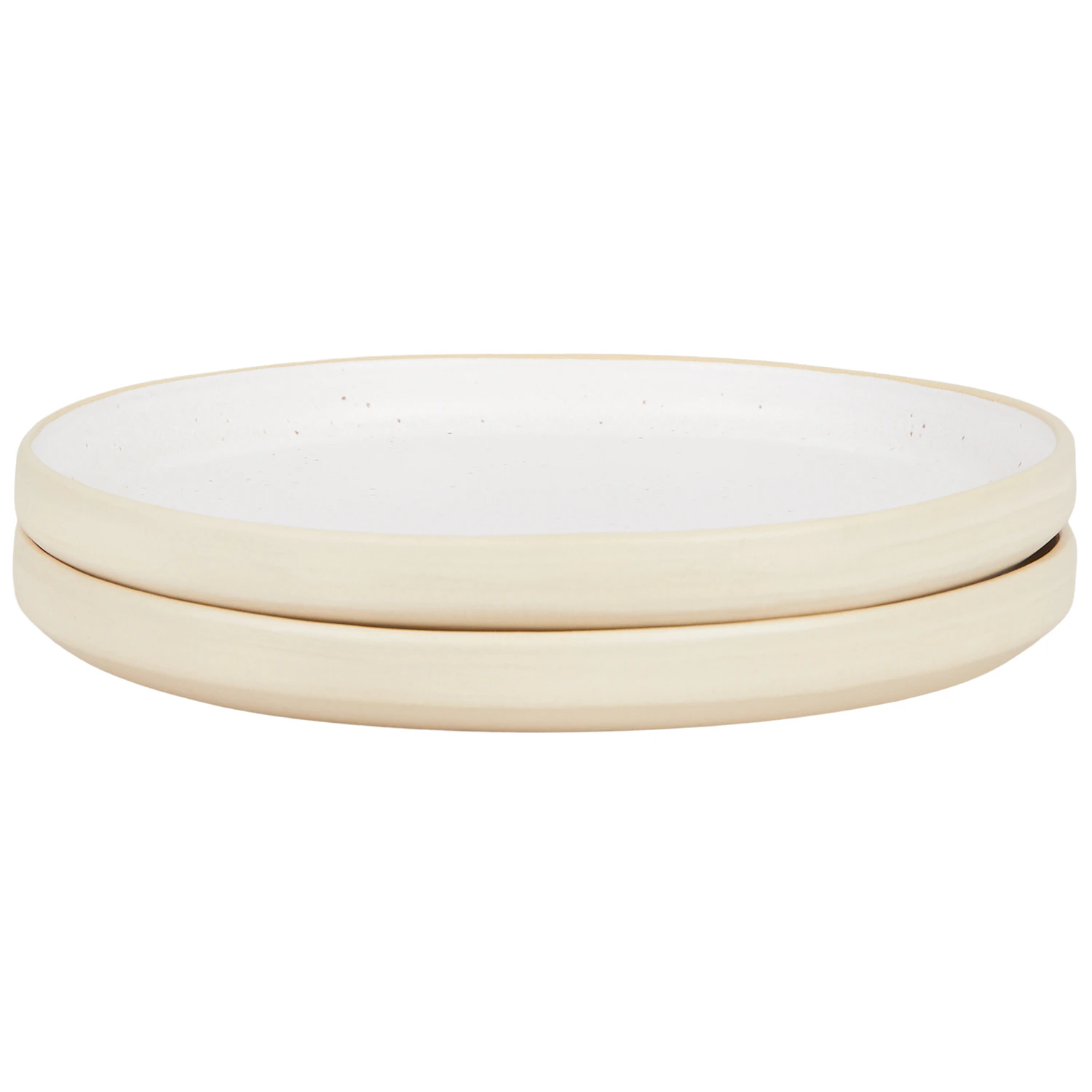 frama otto tallrikar 2-pack ø25 cm - stengods vit