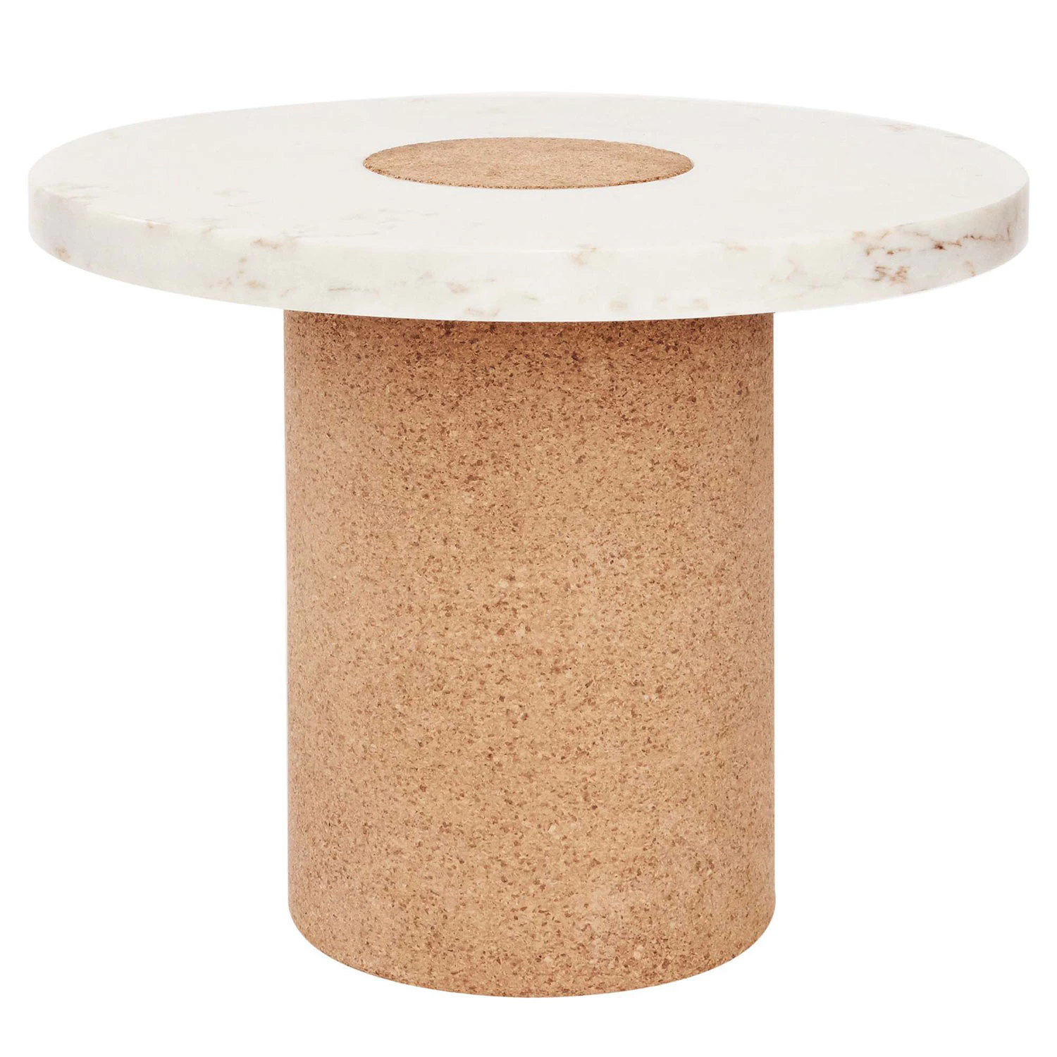 Frama Sintra Bord Marmor &Oslash; 60 Cm - Soffbord Vit