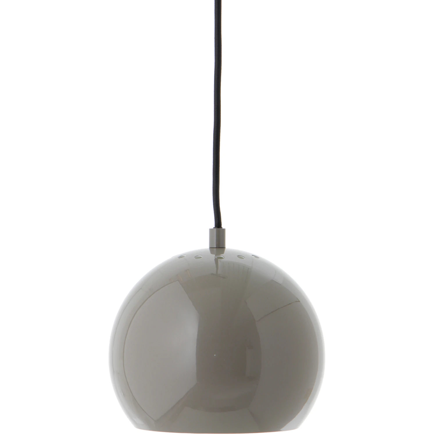 Frandsen Ball Pendel 18 Cm Glossy - Pendellampor Metall Varmgrå