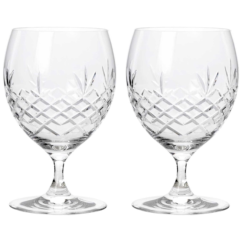 Crispy Eightball Glas 2-Pack, Klar