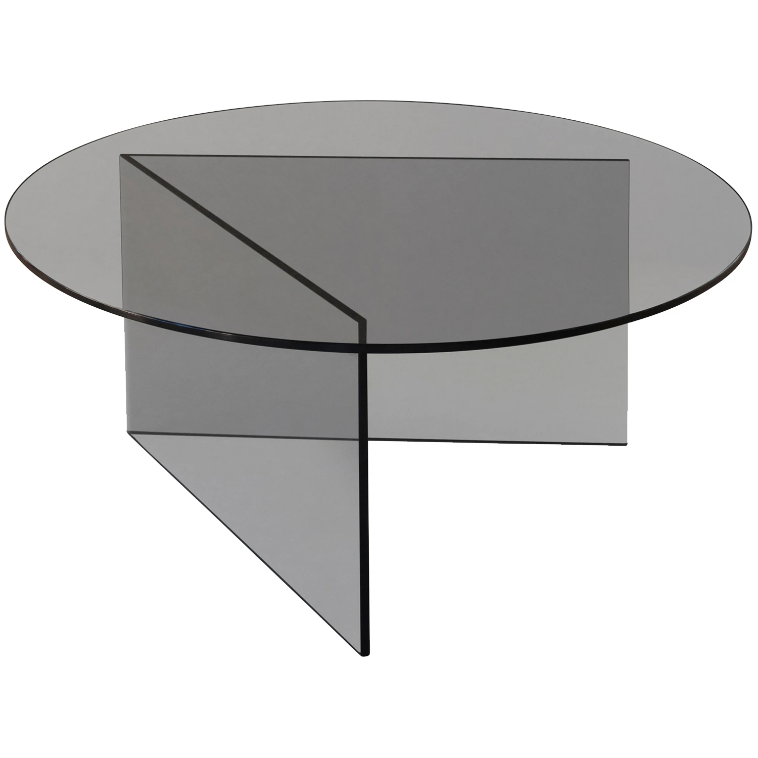 Friends & Founders Pond Soffbord &Oslash;80 Cm - Soffbord Glas Grey Smoke