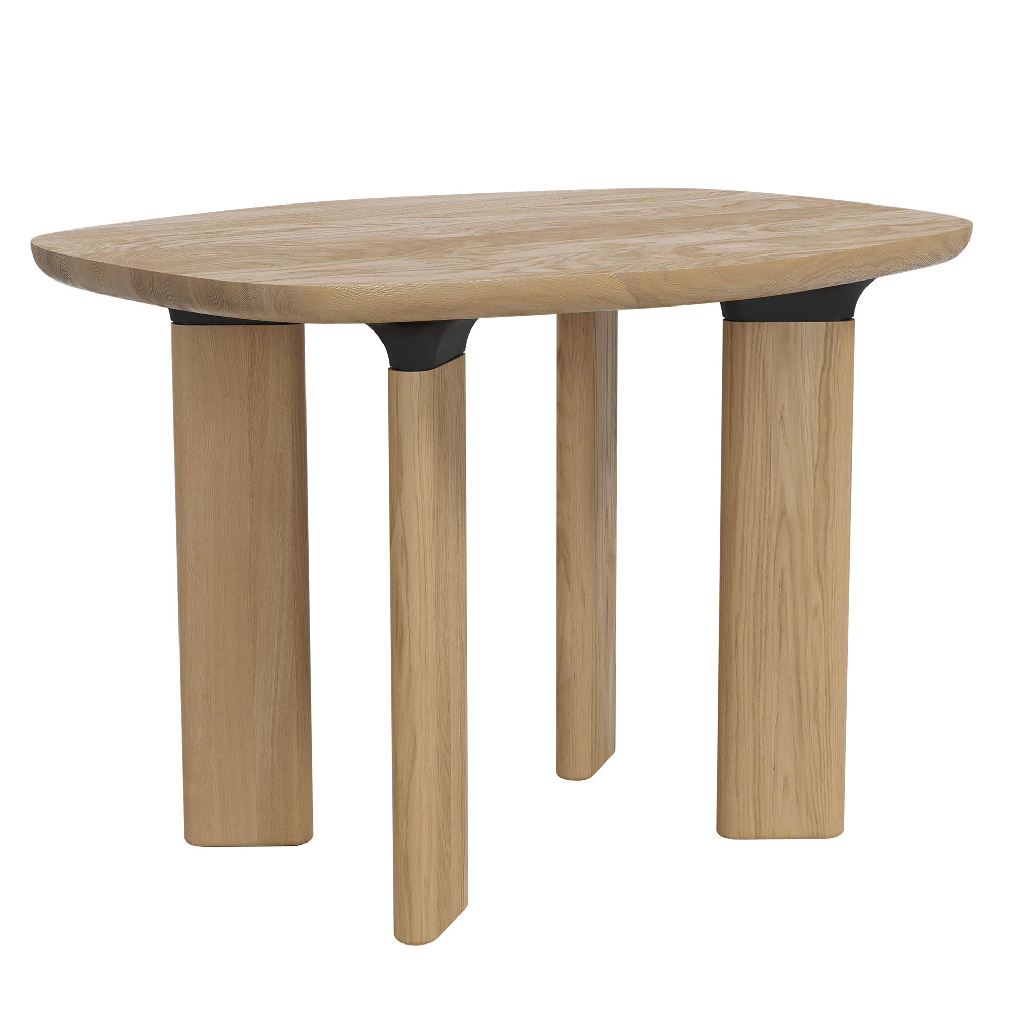 Fritz Hansen Analog Sidobord - Sidobord & Avlastningsbord Ek Svart