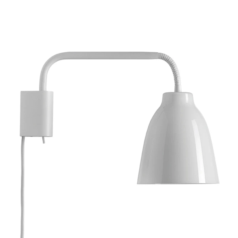 Caravaggio Read Vägglampa Ø14 cm, Opal