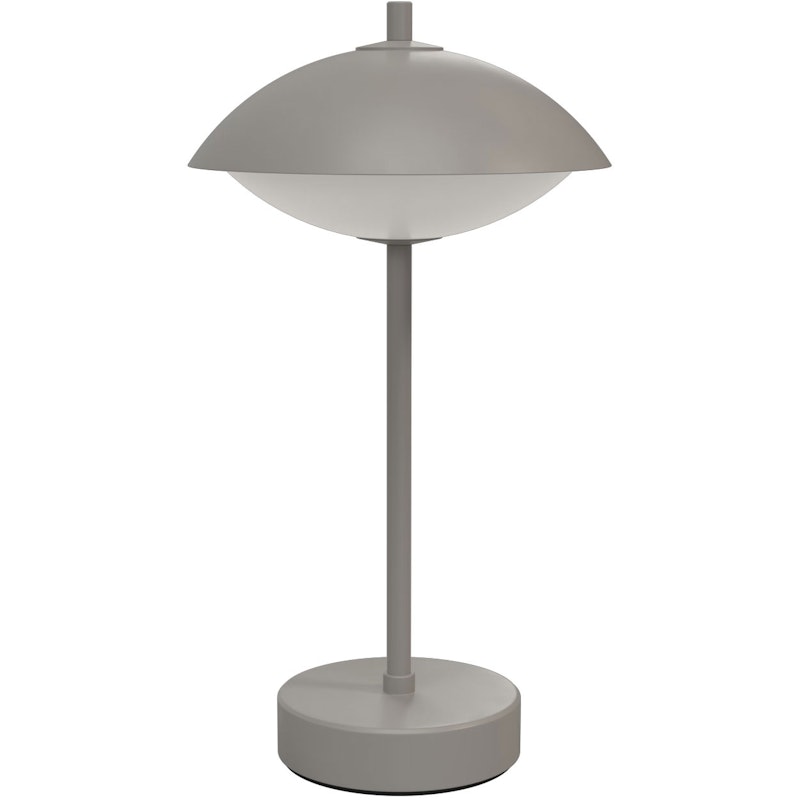 Clam Bordslampa Portabel, Nine Grey