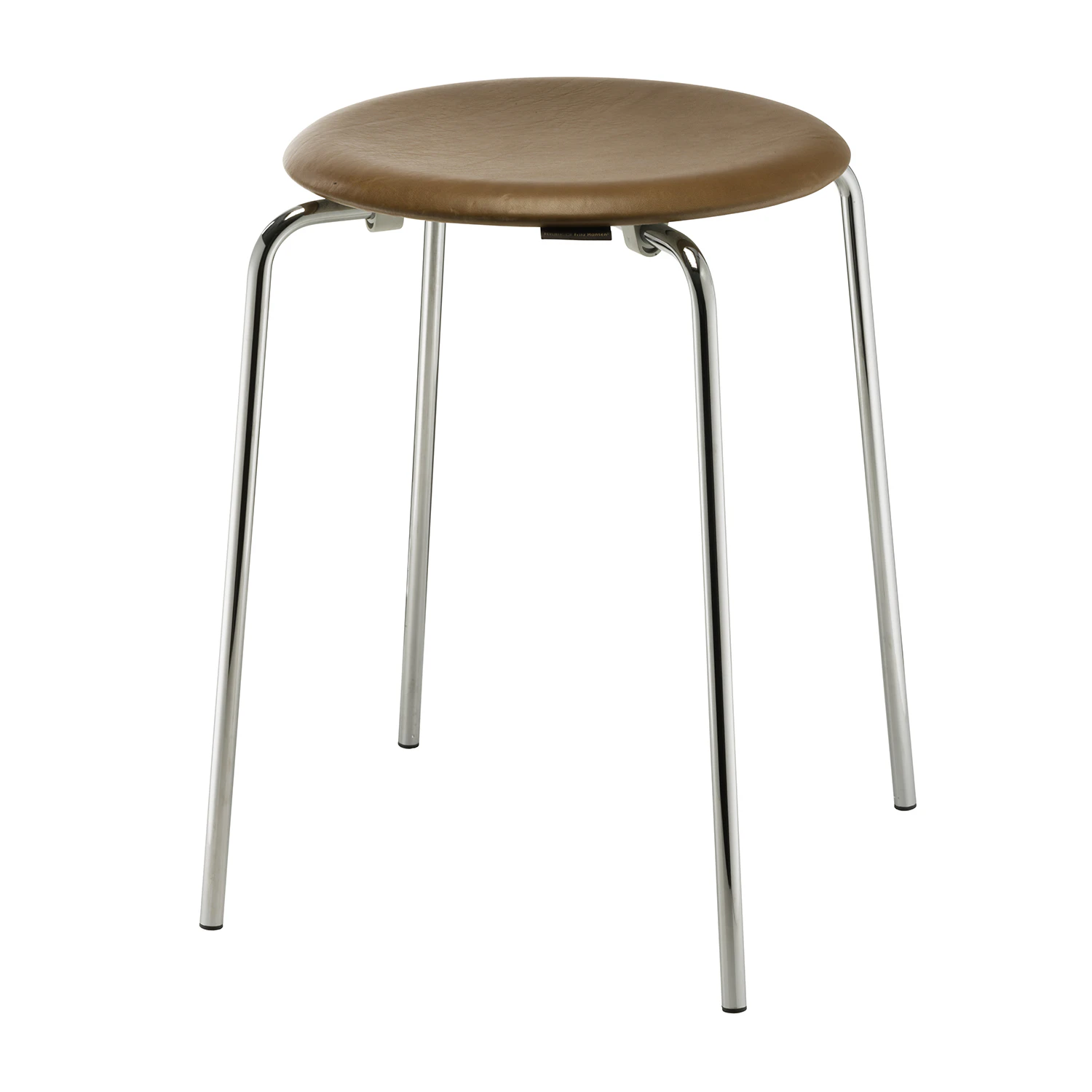 Fritz Hansen Dot Pall / Krom - Pallar Läder Valnöt
