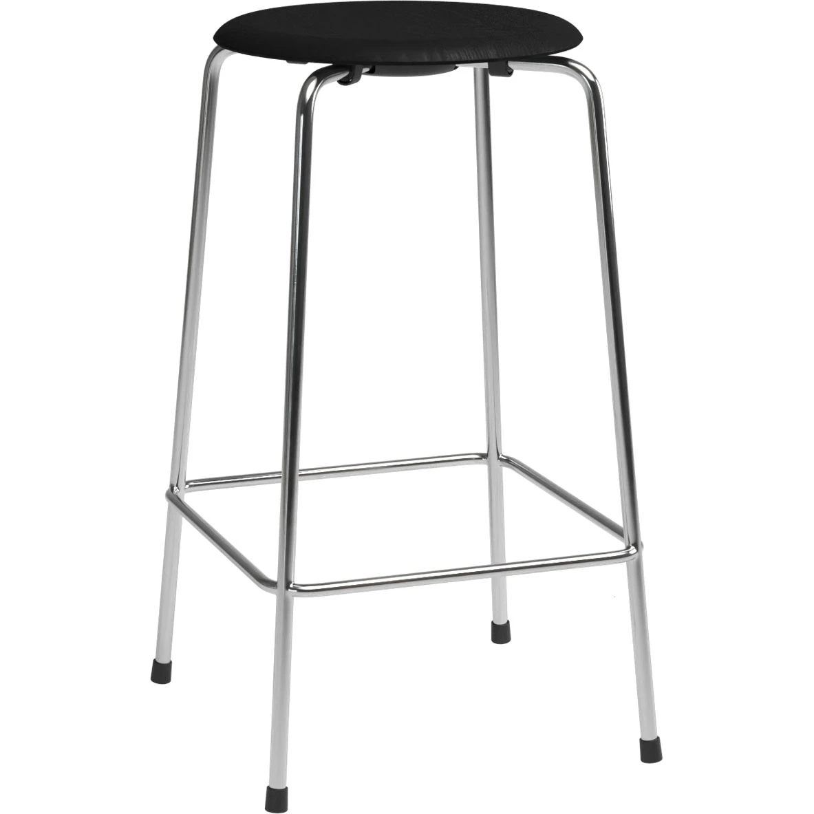 Fritz Hansen High Dot&trade; Barstol Med 4 Ben 65 Cm / Svart - Barstolar Ask Krom