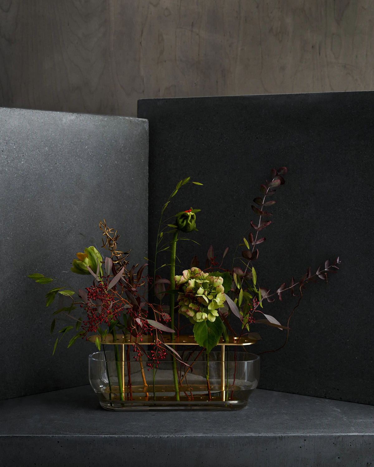 Fritz Hansen Ikebana Long Vas, mässing från Fritz Hansen, bild 2
