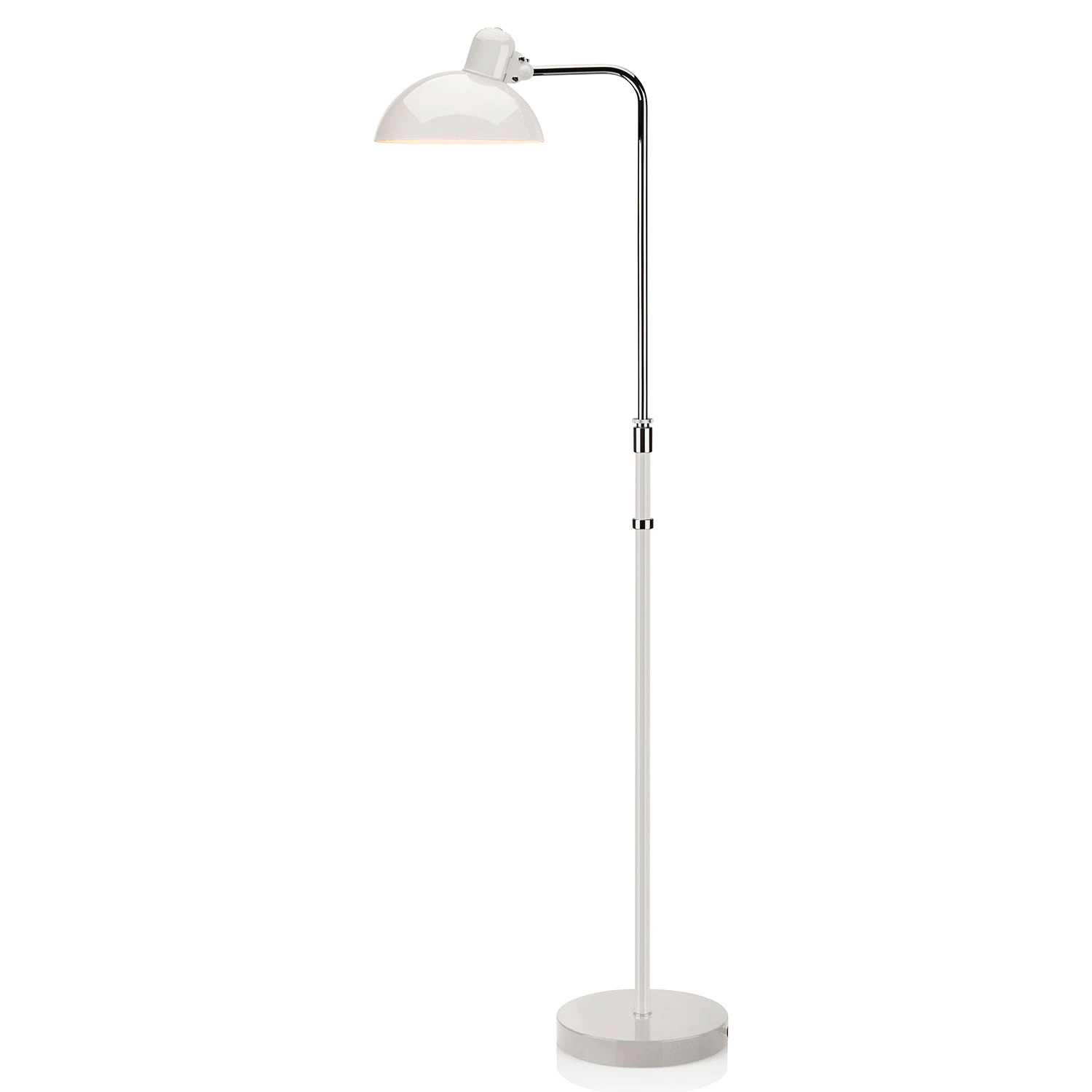Fritz Hansen Kaiser Idell 6580-f Golvlampa - Golvlampor St&aring;l Vit
