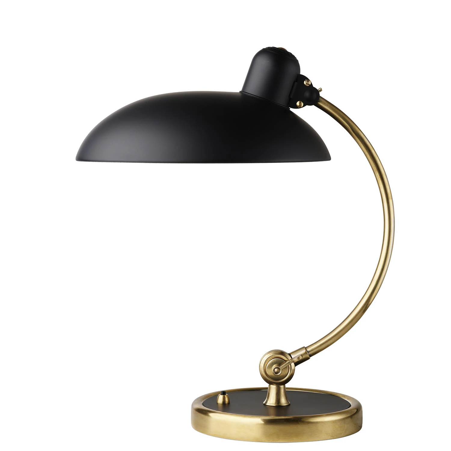Fritz Hansen Kaiser Idell 6631-t Luxus Bordslampa / Mattsvart - Bordslampor St&aring;l M&auml;ssing