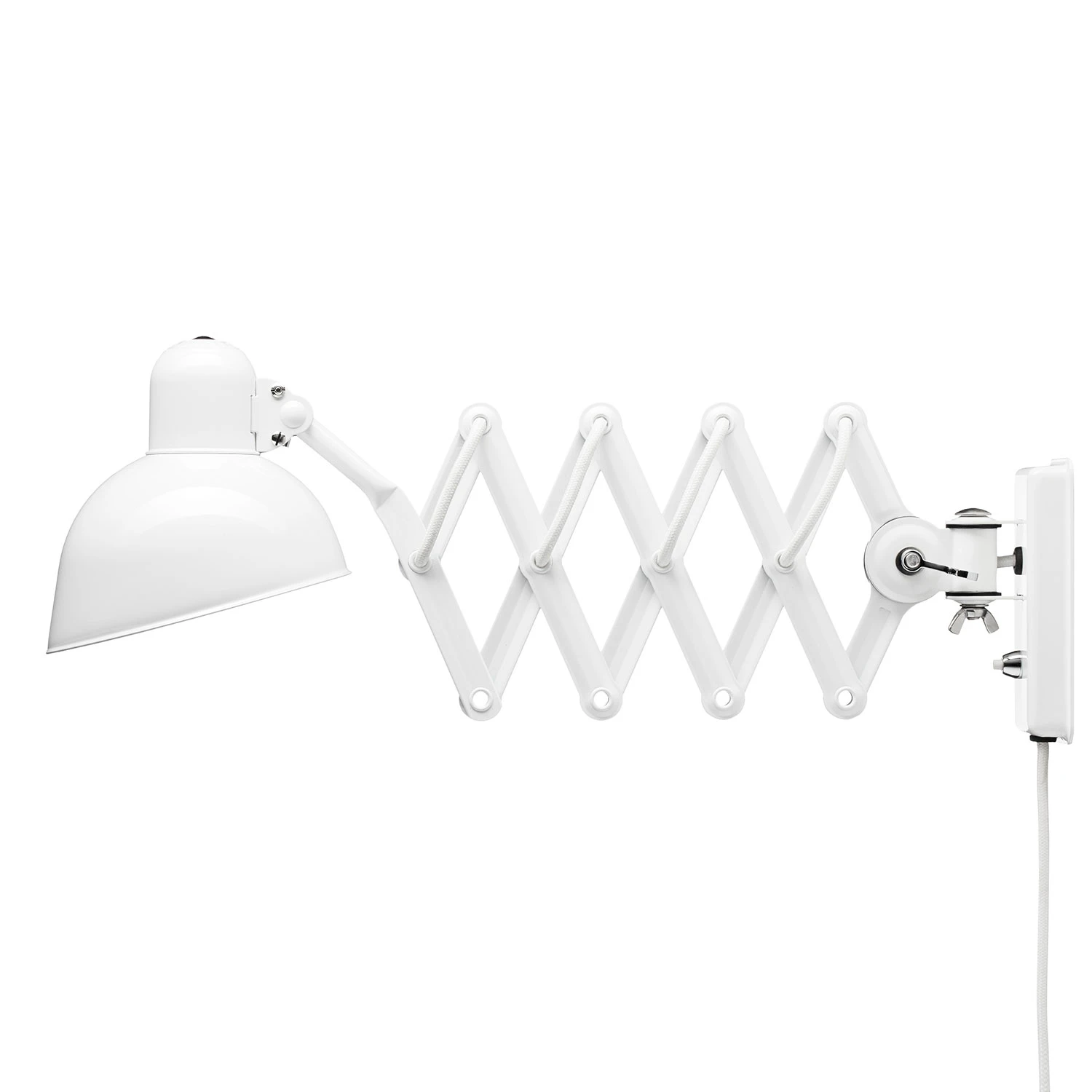 Fritz Hansen Kaiser Idell 6718-w V&auml;gglampa - V&auml;gglampor St&aring;l Vit