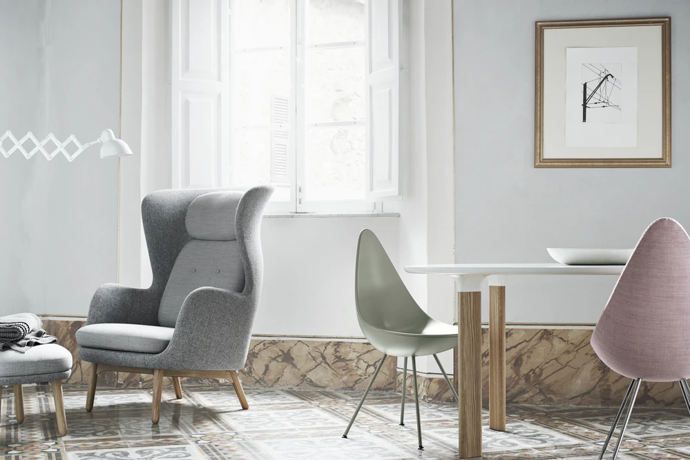 Fritz Hansen Kaiser Idell 6718-w Vägglampa, vit från Fritz Hansen, bild 3