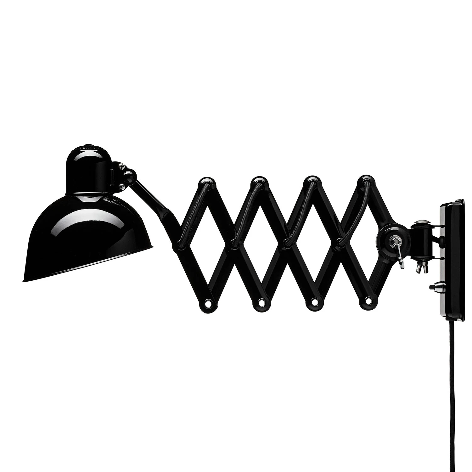 Fritz Hansen Kaiser Idell 6718-w V&auml;gglampa - V&auml;gglampor St&aring;l Svart