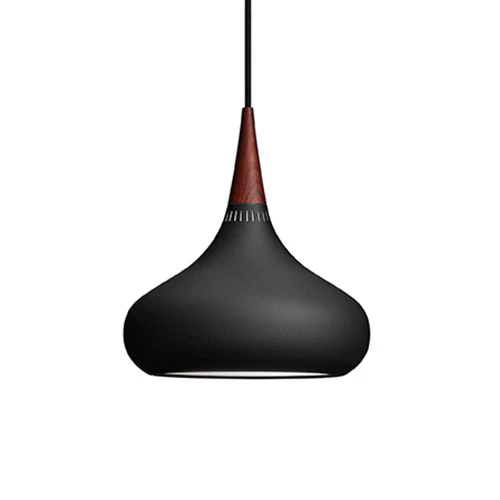 Fritz Hansen Orient Taklampa P1 - Pendellampor Aluminium Svart