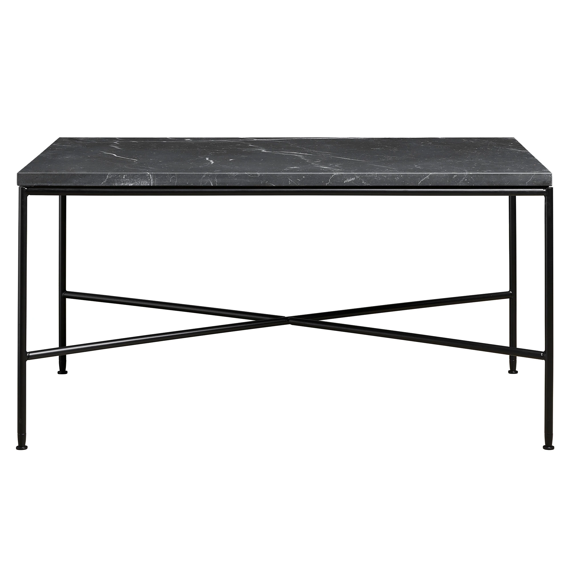 Fritz Hansen Planner Soffbord 80x80 Cm Charcoal - Soffbord Marmor Svart