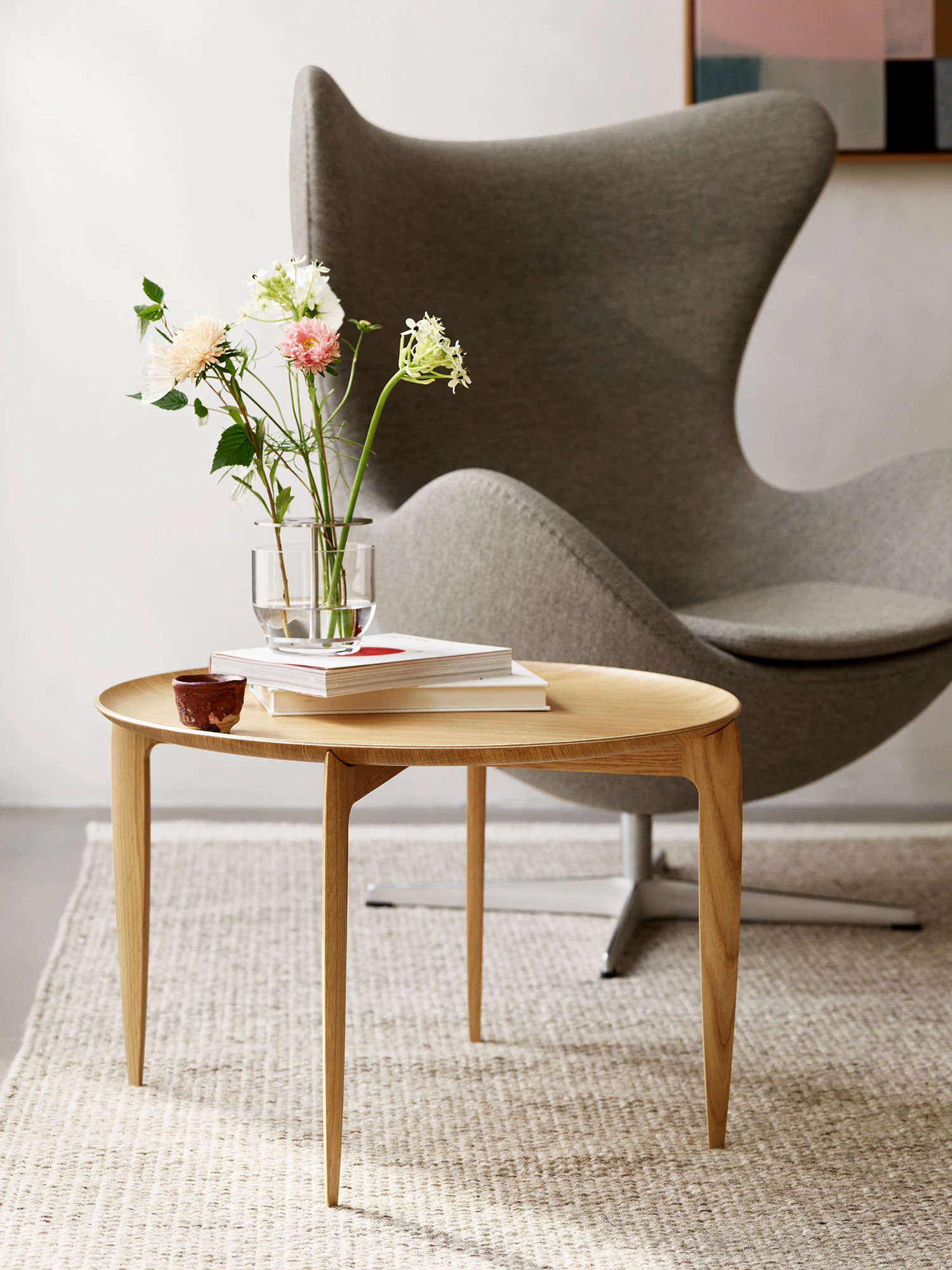 Fritz Hansen Tray Soffbord, ek från Fritz Hansen, bild 2