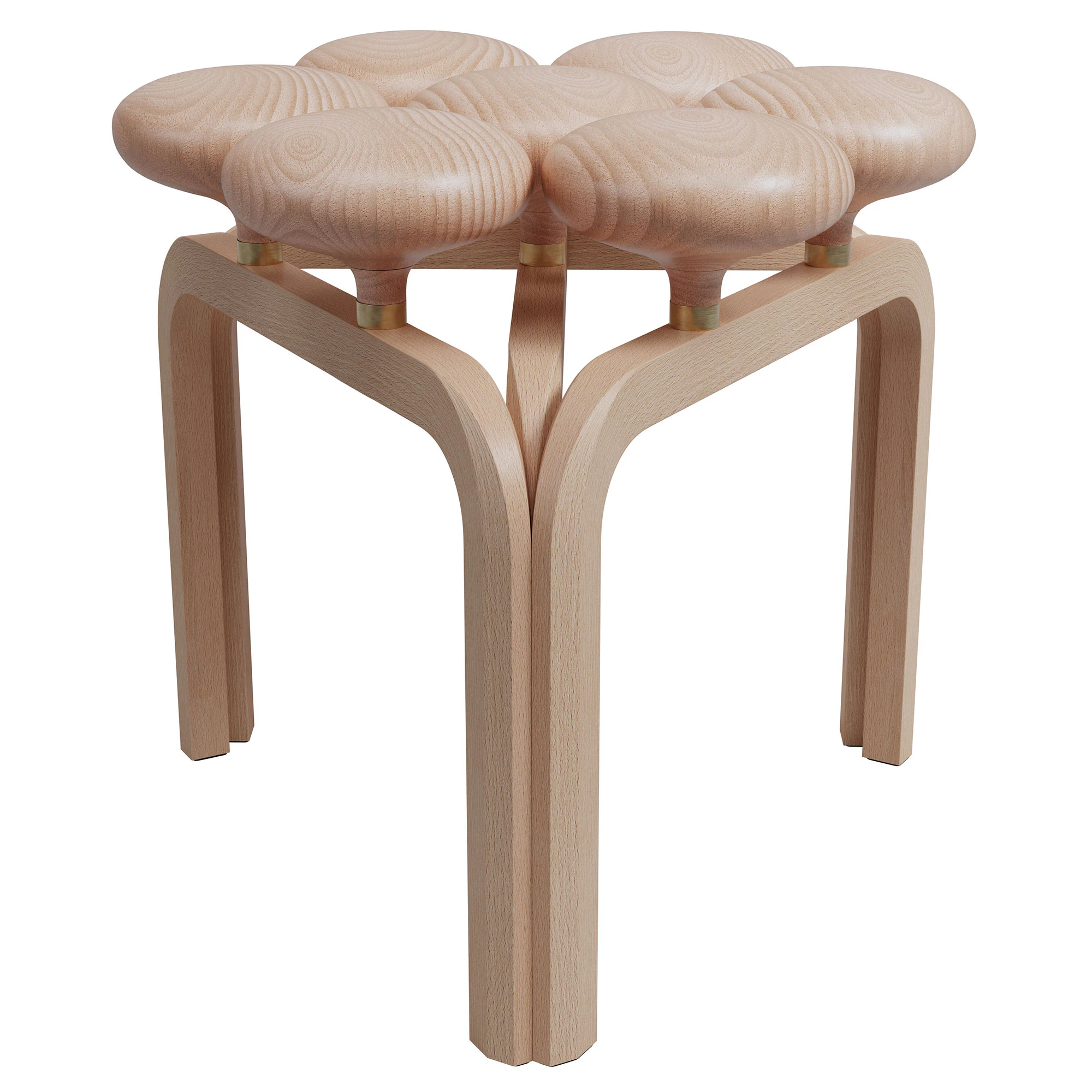Fritz Hansen Utzon Pall - Pallar Mässing