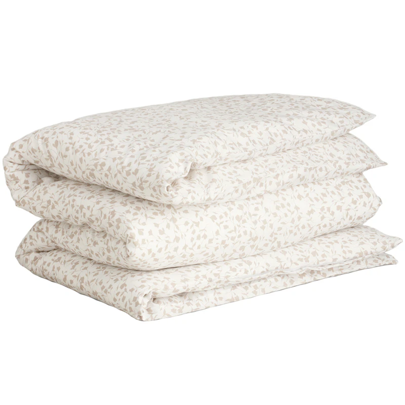 Ditsy Flower Bäddset 150x210 cm + 50x60 cm, Beige