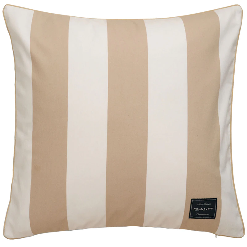 Yacht Stripe Kudde 50x50 cm, Beige