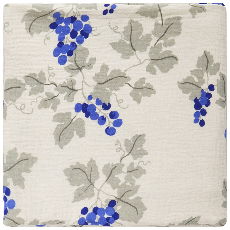 Grapes Blue Babyfilt, 110x110 cm