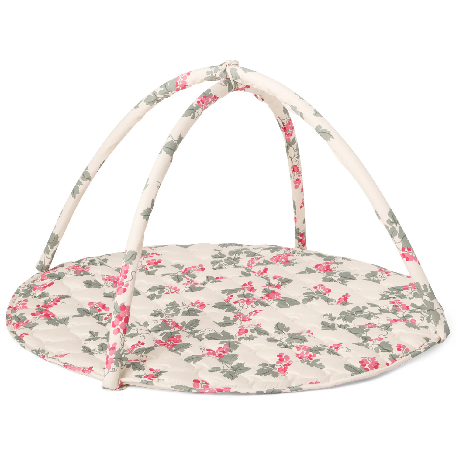 Garbo & Friends Grapes Pink Babygym 90 Cm - Barnmattor Ekologisk Bomull Rosa