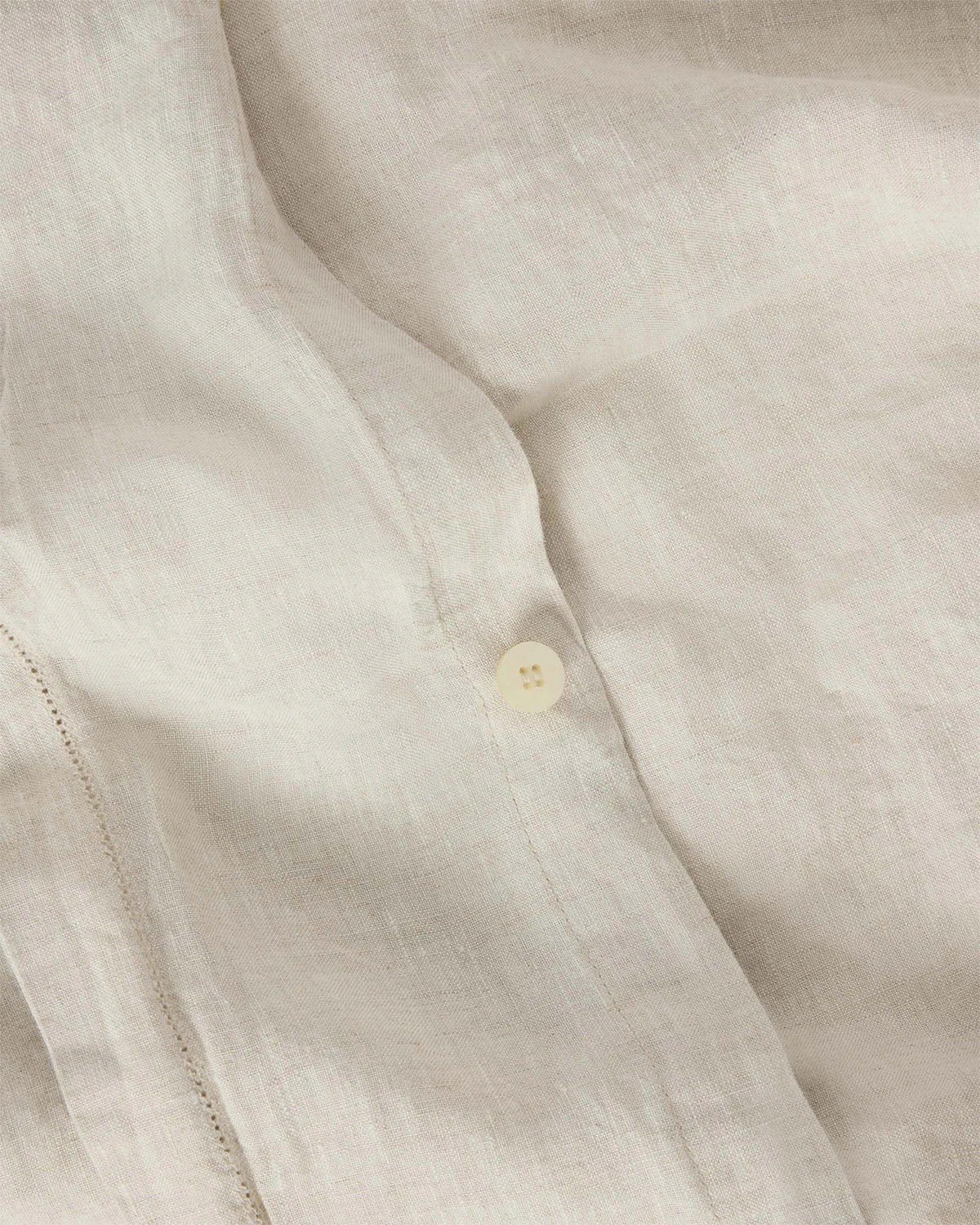 Garbo & Friends Hemstitched Linen Påslakan, beige från Garbo & Friends, bild 2