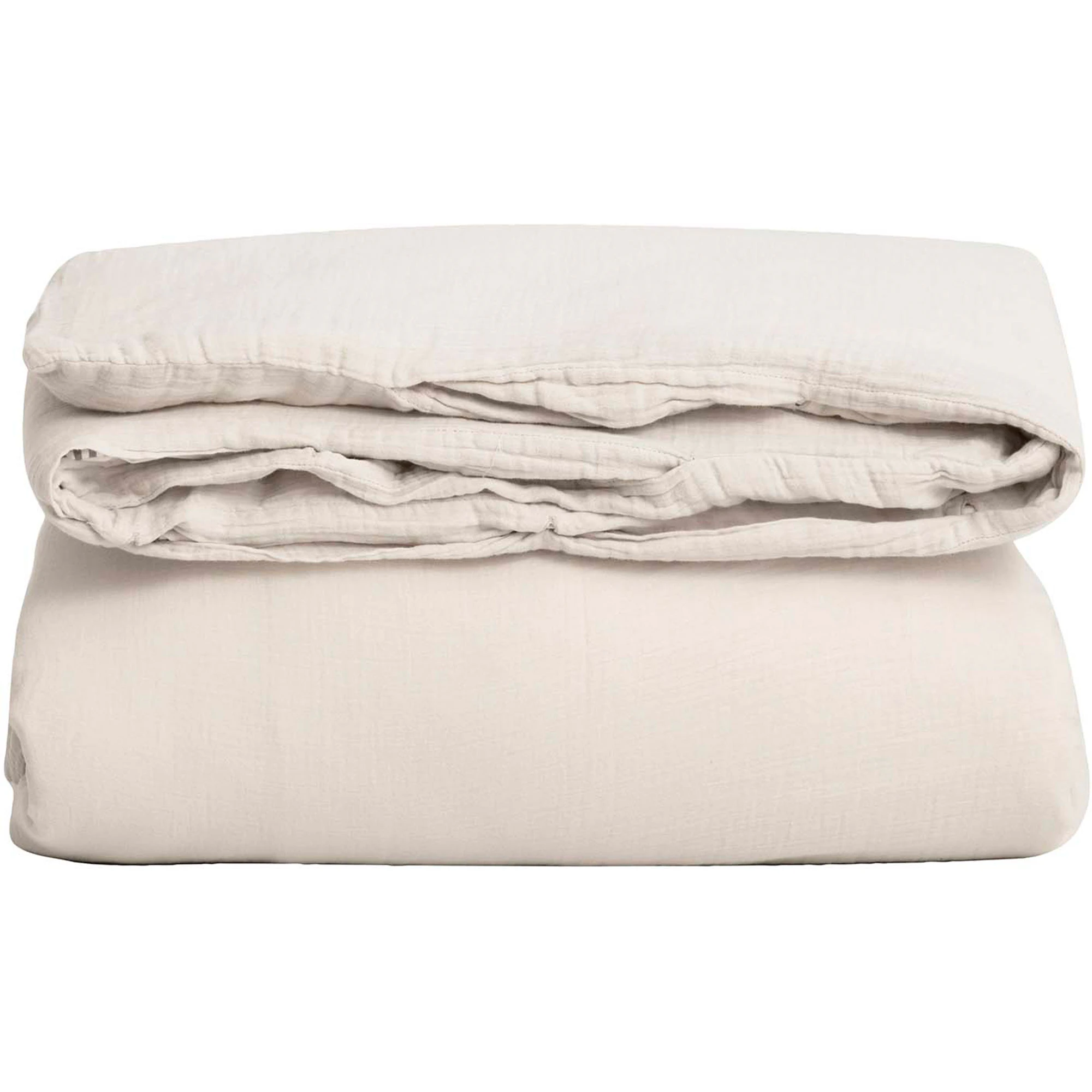 Garbo & Friends Eggshell Muslin Påslakan Enkel 210x150 Cm - Påslakan Ekologisk Bomull Beige