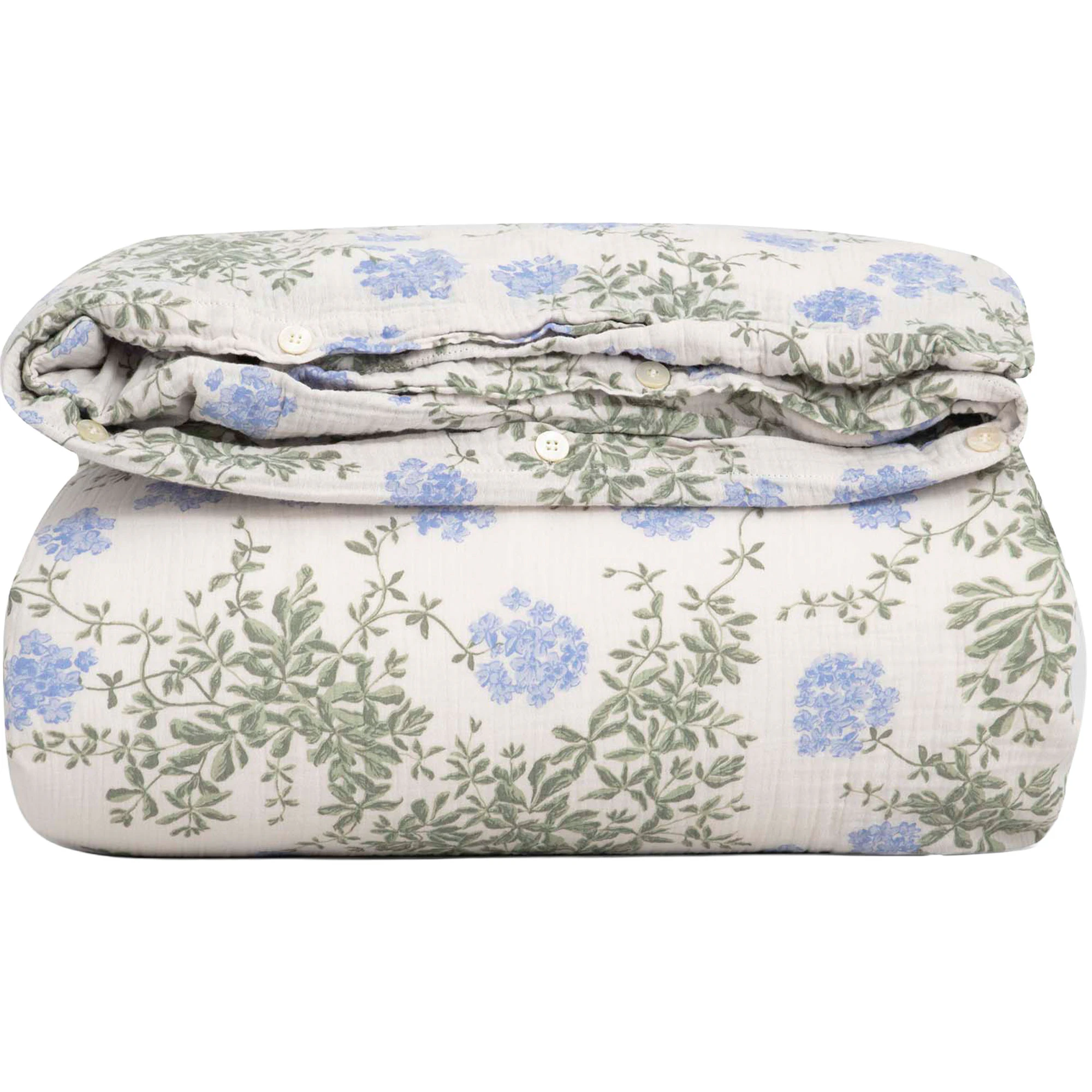 Garbo & Friends Plumbago Muslin Påslakan Enkel 150x210 Cm - Påslakan Bomullsmuslin Blå