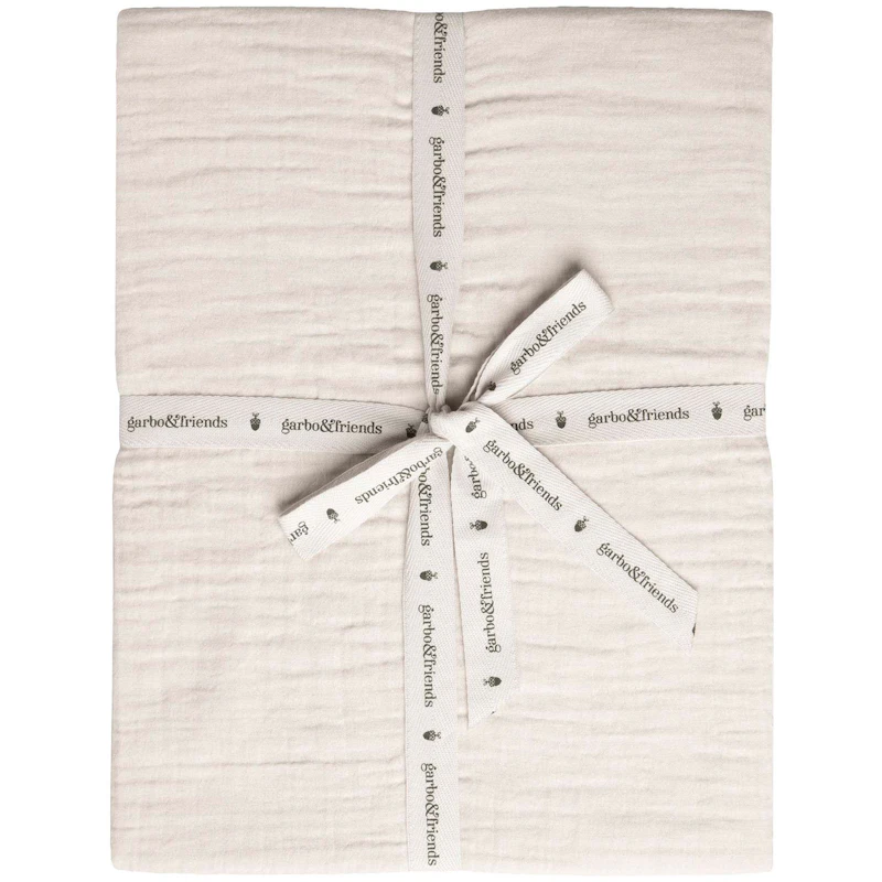 Eggshell Muslin Dra-På-Lakan Enkel, 90x200 cm