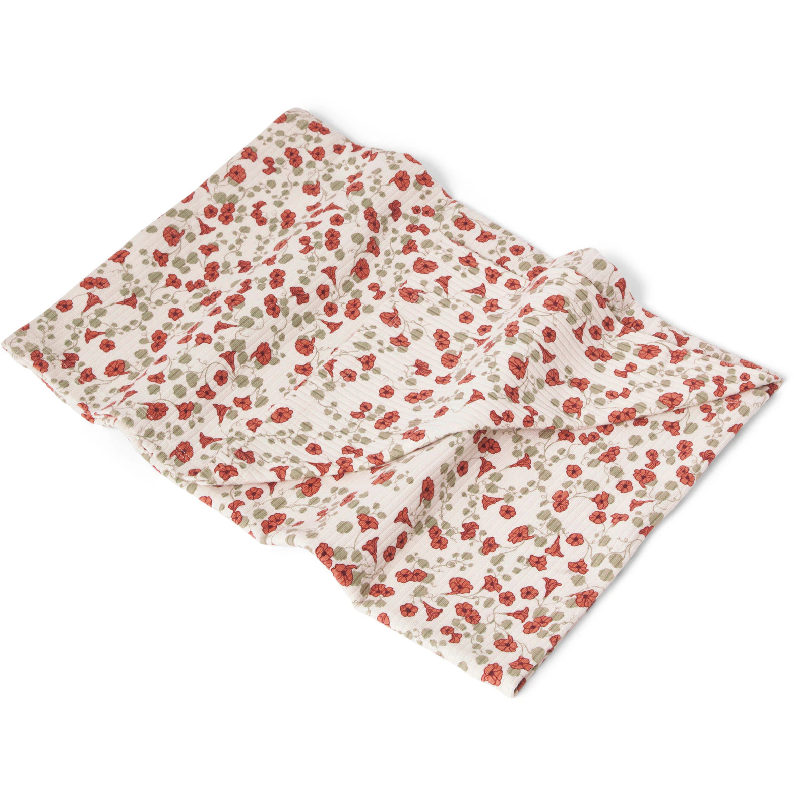 Garbo & Friends Royal Cress Rib Jersey Filt - Barnfiltar Ekologisk Bomull Beige